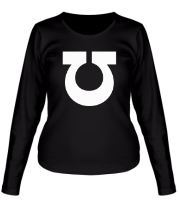 Женская футболка длинный рукав Ультрадесант  (Ultramarines) фото