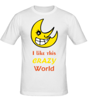 Мужская футболка Crazy World фото