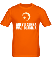 Мужская футболка  Ahlyu Sunna Wal' Djama'a (свет) фото