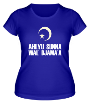Женская футболка  Ahlyu Sunna Wal' Djama'a (свет) фото