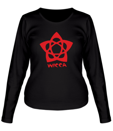 Женская футболка длинный рукав Wicca