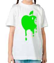 Детская футболка Кислотное яблоко фото
