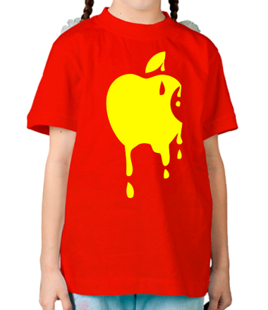 Детская футболка Кислотное яблоко