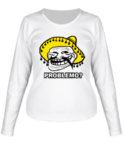 Женская футболка длинный рукав Problemo фото