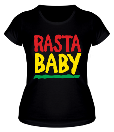 Женская футболка Rasta baby