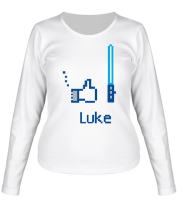 Женская футболка длинный рукав Luke  фото