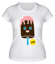 Женская футболка Fresh ice cream фото