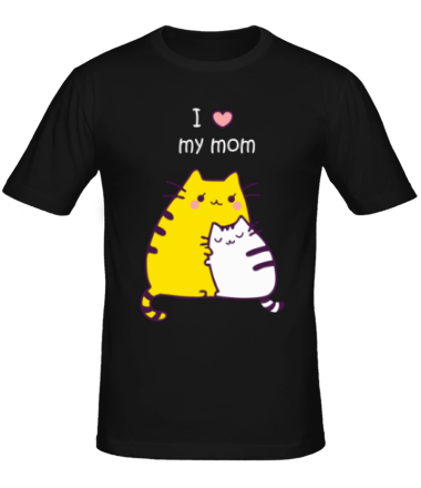 Мужская футболка I love my mom