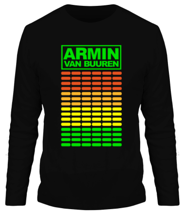 Мужская футболка длинный рукав Armin van buuren