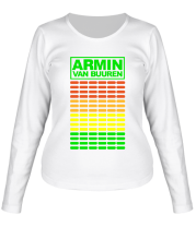 Женская футболка длинный рукав Armin van buuren фото