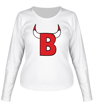 Женская футболка длинный рукав B-Bulls