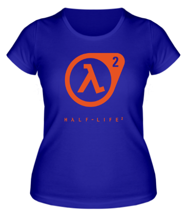 Женская футболка Half-Life 2 logo