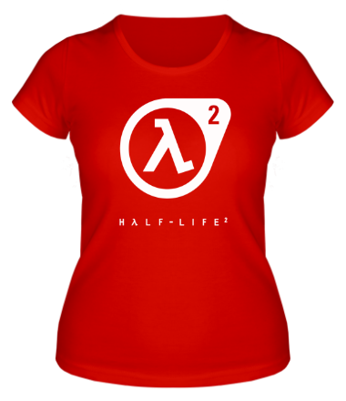 Женская футболка Half-Life 2 logo