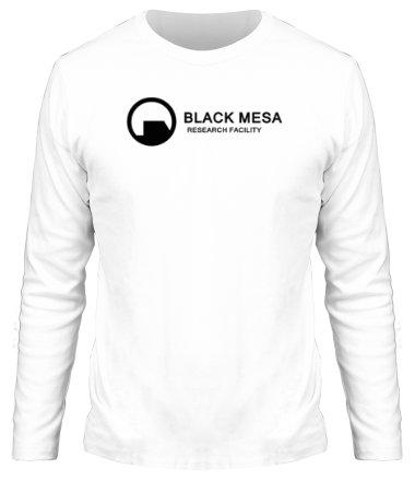 Мужская футболка длинный рукав Black Mesa