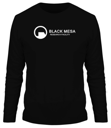 Мужская футболка длинный рукав Black Mesa