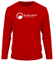 Мужская футболка длинный рукав Black Mesa фото