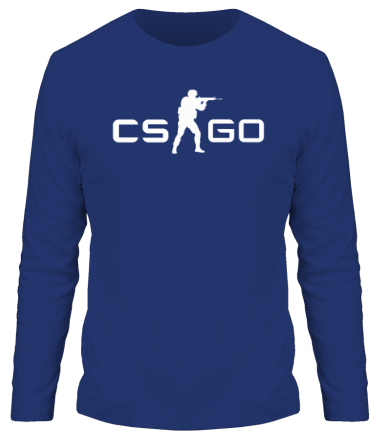 Мужская футболка длинный рукав Counter-Strike: Global Offensive logo