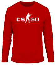 Мужская футболка длинный рукав Counter-Strike: Global Offensive logo фото