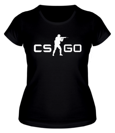 Женская футболка Counter-Strike: Global Offensive logo