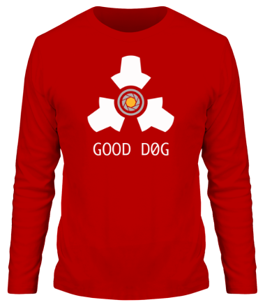 Мужская футболка длинный рукав Good Dog | Half-Life 2