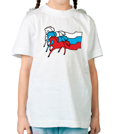 Детская футболка Сильная Россия