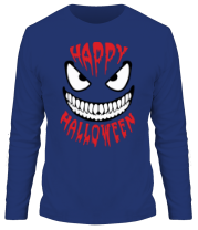 Мужская футболка длинный рукав Happy halloween фото