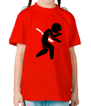 Детская футболка Зомби человечек фото