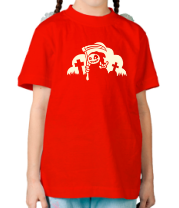 Детская футболка Веселая смерть (свет) фото