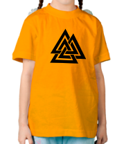 Детская футболка Трикветра (валькнут) фото