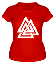 Женская футболка Трикветра (валькнут) фото
