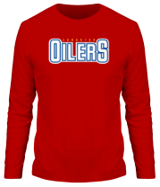 Мужская футболка длинный рукав HC Edmonton Oilers Sign фото