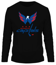 Мужская футболка длинный рукав HC Washington Capitals Art фото