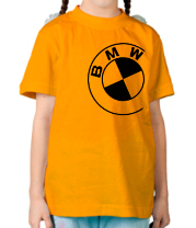 Детская футболка Бмв значок фото