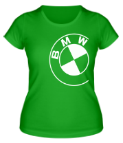 Женская футболка Бмв значок фото