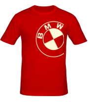 Мужская футболка БМВ значок (свет)
