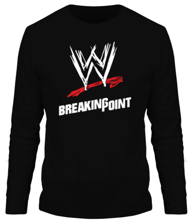 Мужская футболка длинный рукав WWE Breaking Point