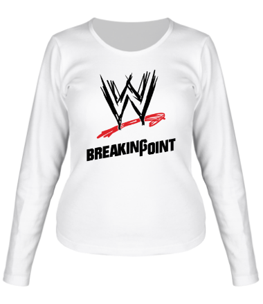 Женская футболка длинный рукав WWE Breaking Point