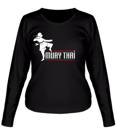 Женская футболка длинный рукав Muay Thai Boxer