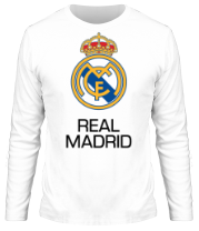 Мужская футболка длинный рукав FC Real Madrid фото