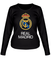 Женская футболка длинный рукав FC Real Madrid фото