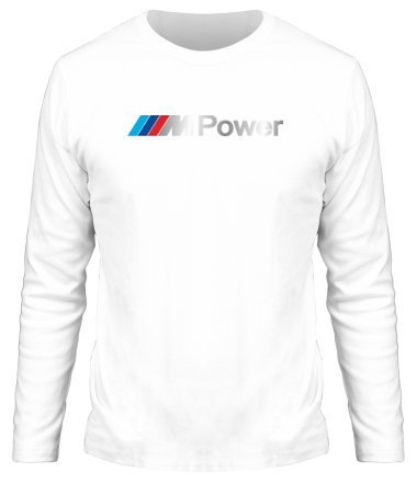 Мужская футболка длинный рукав BMW MPower