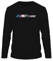 Мужская футболка длинный рукав BMW MPower фото