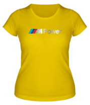Женская футболка BMW MPower фото