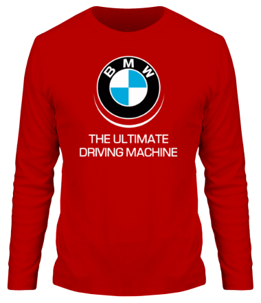 Мужская футболка длинный рукав BMW Driving Machine