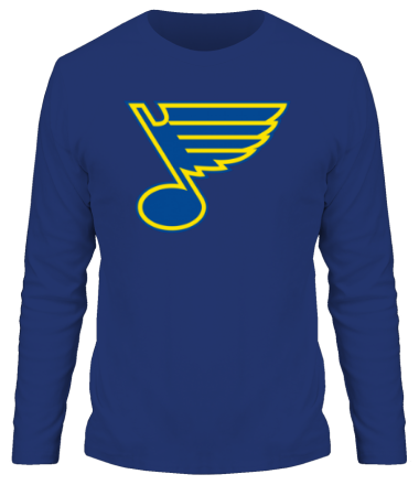 Мужская футболка длинный рукав HC St. Louis Blues