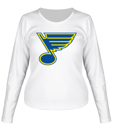 Женская футболка длинный рукав HC St. Louis Blues