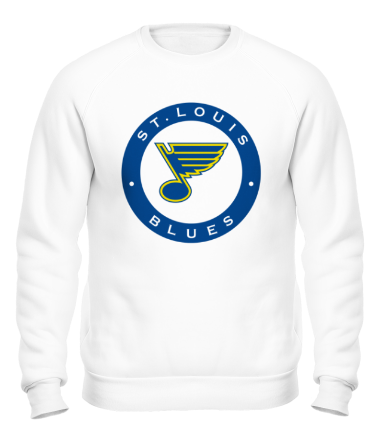 Толстовка без капюшона HC St. Louis Blues Round