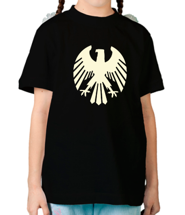 Детская футболка Немецкий средневековый рисунок орла (свет)
