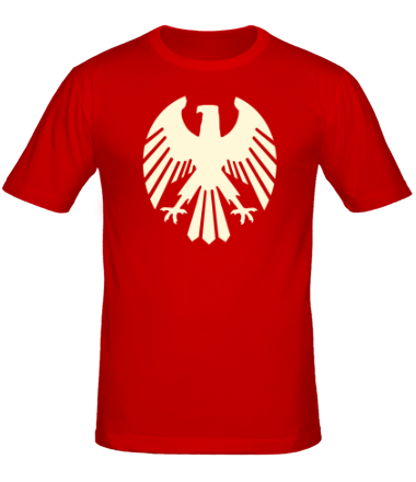 Мужская футболка Немецкий средневековый рисунок орла (свет)