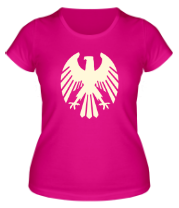 Женская футболка Немецкий средневековый рисунок орла (свет) фото